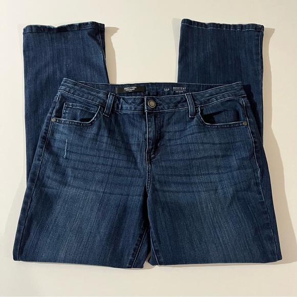 Simply Vera Vera Wang Blue bootcut Jeans size 16 petite - Picture 1 of 8